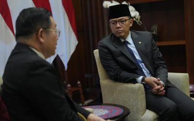 Menlu Sugiono Bahas Isu Strategis ASEAN dengan Sekjen ASEAN
